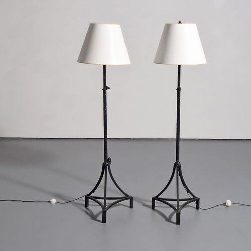 Pair of Floor Lamps, Manner of Diego Giacometti