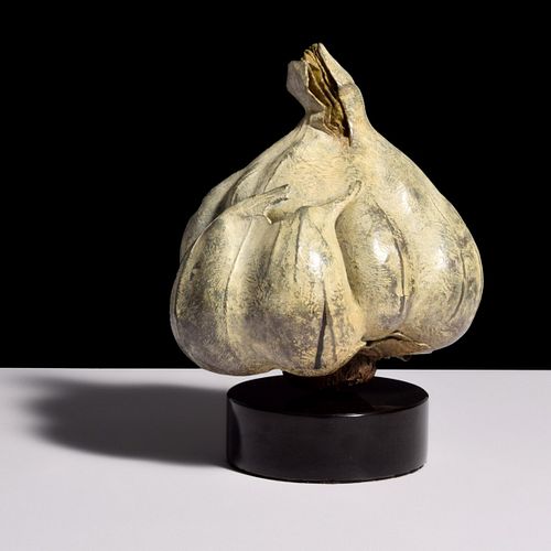Popliteo (Montoya & Ortiz) Bronze Garlic Sculpture