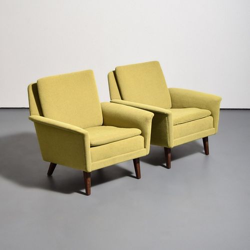Pair of Folke Ohlsson Lounge Chairs 