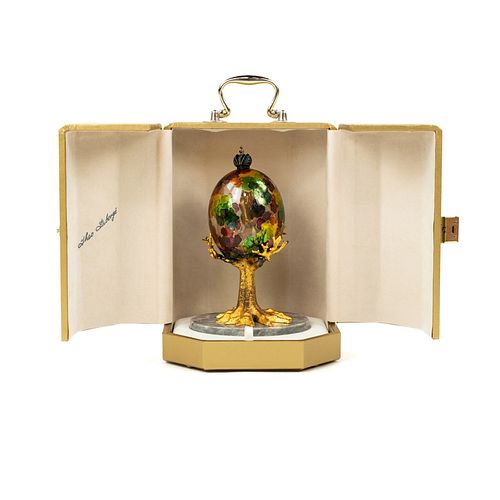 1992 Theo Faberge Limited Edition 'Tropical Egg' No.119
