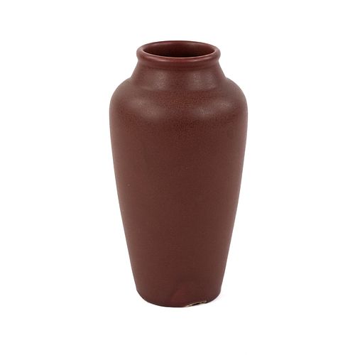 1906 Rookwood Pottery Oxblood Matte Vase 943