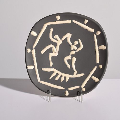 Pablo Picasso "Deux Danseurs" Plate, Madoura (A.R. 380)