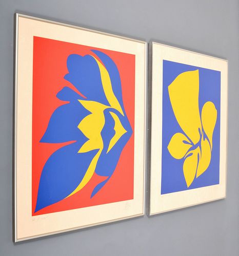 2 Jack Youngerman "Changes" Screenprints, Signed Editions