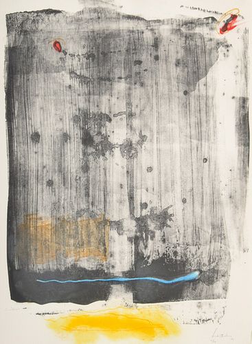 Helen Frankenthaler "Walking Rain" Lithograph, Signed Edition