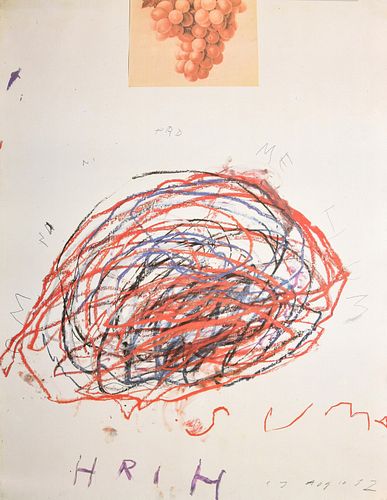 Cy Twombly Museum Exhibition Poster, Signed