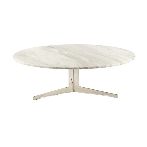 Antonio Citterio 'Fly' Marble and Steel Coffee Table 