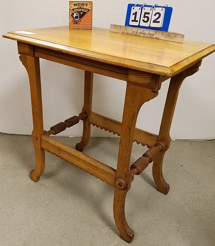 VICT OAK STAND 27"H X 25"W AND 17"D