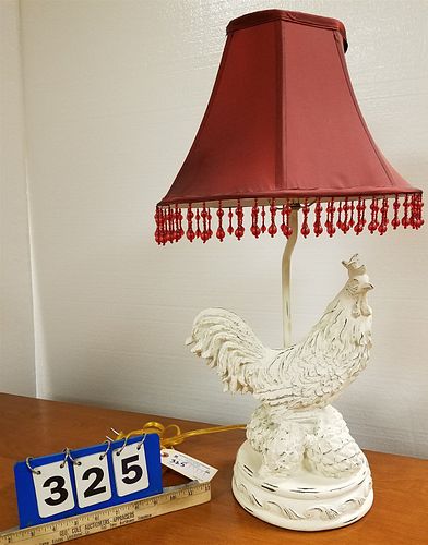 ROOSTER TABLE LAMP 25"