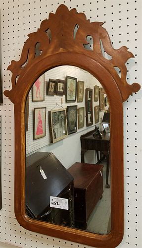 LOT 2 VICT PINE FRAMED MIRRORS 33 1/2" X 21" AND 29"X 16"