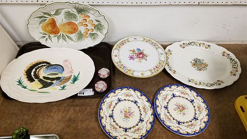 TRAY PLATTERS, COMPOTES ETC