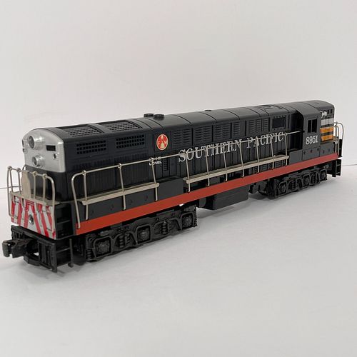 Lionel 6-8951 Southern Pacific Fairbanks Morse Diesel Locomotive, Black livery, die cast plastic and metal, circa 1979, with instructions and original