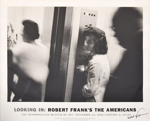 Robert Frank "The Americans" Signed Exhibition Poster