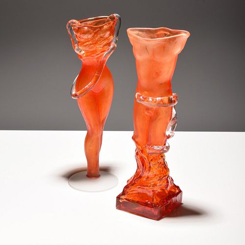 2 Elena Graure Manta Figural Vases