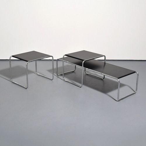 Marcel Breuer "Laccio" Coffee Table & 2 End Tables
