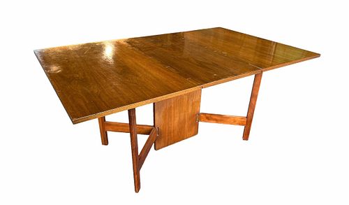 GEORGE NELSON for HERMAN MILLER Mid Century Gate Leg Drop Leaf Dining Table 