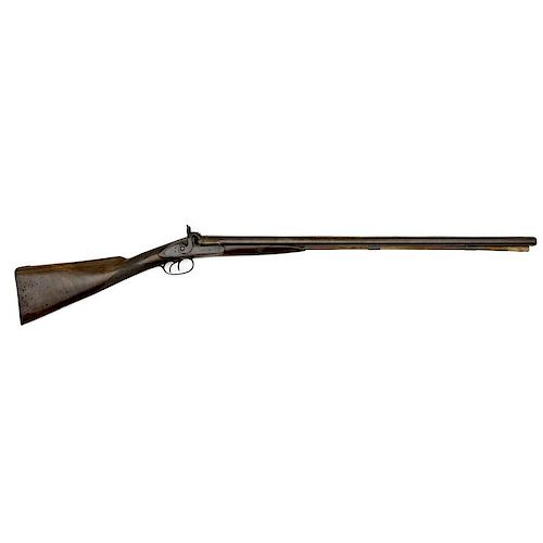 Percussion Double-Barrel Shotgun By Brown