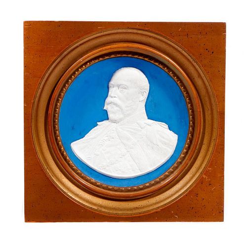 Plaster Portrait of Edward VII.