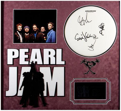 Pearl Jam Band Signed CD.