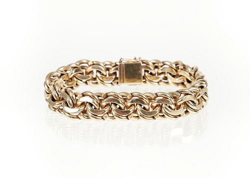 Tiffany and Co Succo 14K Double Curb Chino Link Bracelet