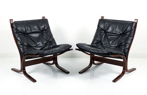 Pair of Siesta Chairs 1965 design by Ingmar Relling 