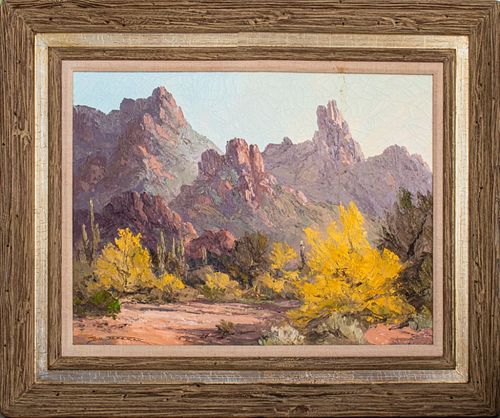 Bill Freeman "Pinnacle Peak Area" Oil on Canvas