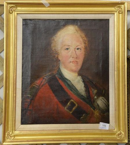 18th Century portrait oil on canvas, Charles Edaward Louis Philip Casimir Stuart, Young Chevalier or Bonnie Prince Charlie (1720-178...