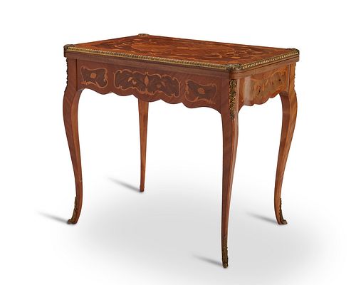 A Louis XV-style game table