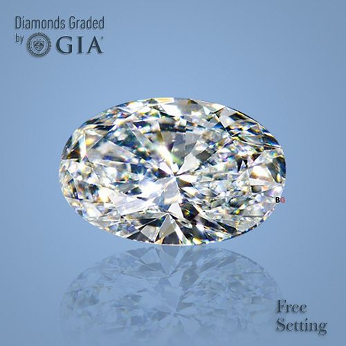 NO-RESERVE LOT: 2.02 ct, H/VS2, Oval cut GIA Graded Diamond. Appraised Value: $54,500 