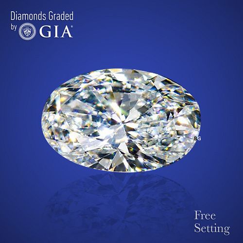 3.50 ct, I/VVS1, Oval cut GIA Graded Diamond. Appraised Value: $149,600 