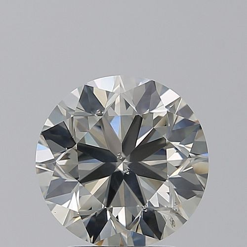 2.53 ct, Natural Faint Gray Color, SI2, Round cut Diamond (GIA Graded), Appraised Value: $35,700 