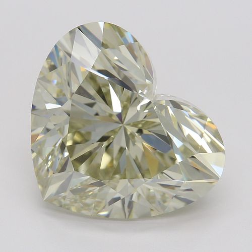 5.10 ct, Natural Fancy Light Brown Yellow Even Color, VS1, Heart cut Diamond (GIA Graded), Appraised Value: $99,900 