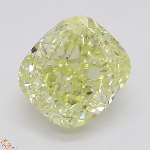 1.20 ct, Natural Fancy Yellow Even Color, VVS1, Cushion cut Diamond (GIA Graded), Appraised Value: $18,100 