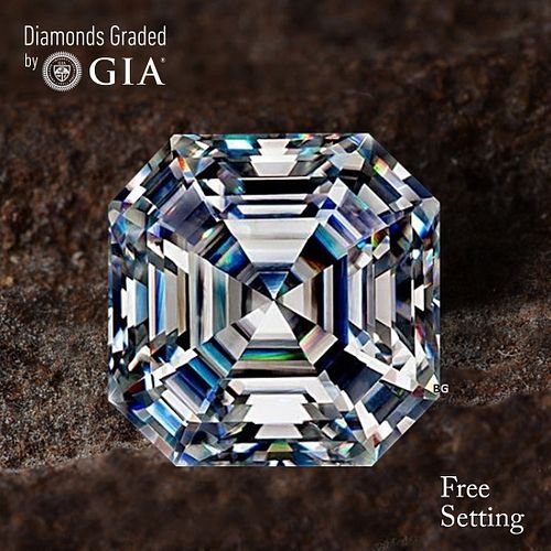 10.70 ct, G/VS1, Square Emerald cut GIA Graded Diamond. Appraised Value: $2,045,000 