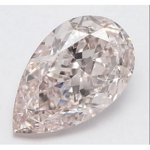 1.02 ct, Fancy Light Orangy Pink Color, VS1, Pear cut Diamond (GIA Graded), Appraised Value: $260,100 