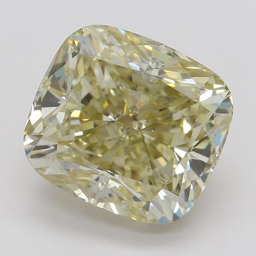 3.50 ct, Natural Fancy Brownish Yellow Even Color, SI2, Cushion cut Diamond (GIA Graded), Appraised Value: $39,100 