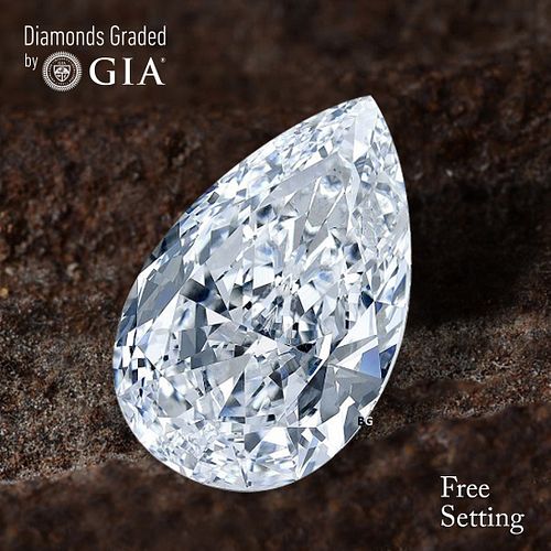 2.00 ct, E/VVS1, Pear cut GIA Graded Diamond. Appraised Value: $94,500 