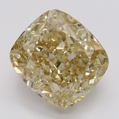 3.08 ct, Natural Fancy Yellow Brown Even Color, VS2, Cushion cut Diamond (GIA Graded), Appraised Value: $37,300 