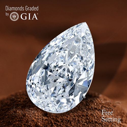 2.01 ct, D/FL, Type IIa Pear cut GIA Graded Diamond. Appraised Value: $115,300 