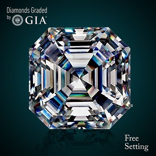 2.51 ct, F/VVS1, Square Emerald cut GIA Graded Diamond. Appraised Value: $107,300 