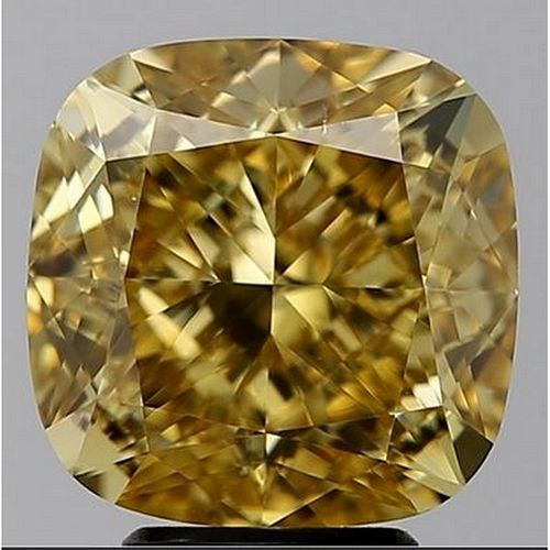 6.03 ct, Fancy Brownish Yellow Color, VS2, Cushion cut Diamond (GIA Graded), Appraised Value: $141,600 