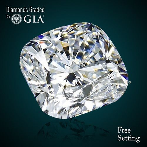 2.04 ct, H/IF, Cushion cut GIA Graded Diamond. Appraised Value: $68,800 