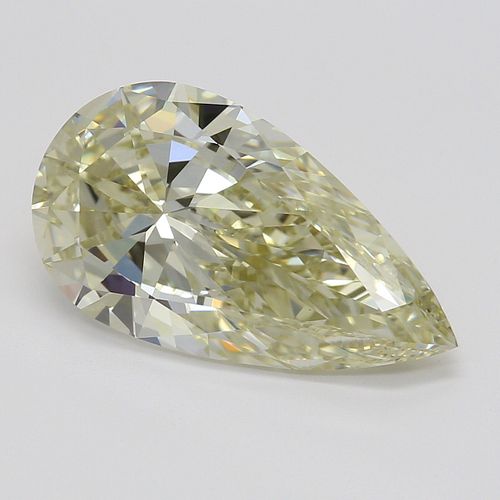 2.50 ct, Natural Fancy Light Brownish Yellow Even Color, VS1, Pear cut Diamond (GIA Graded), Appraised Value: $38,500 