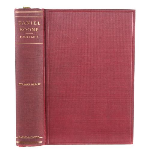 1902 Edition Life of Daniel Boone by Cecil Hartley