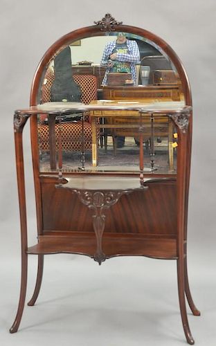 Paine Furniture Co. Victorian mahogany etagere. ht. 59in., wd. 32in.