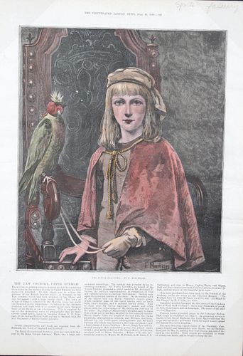 "The Little Falconer" The Illustrated London News