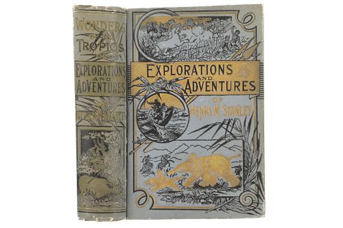 1891 Explorations & Adventures H.M. Stanley 1st Ed