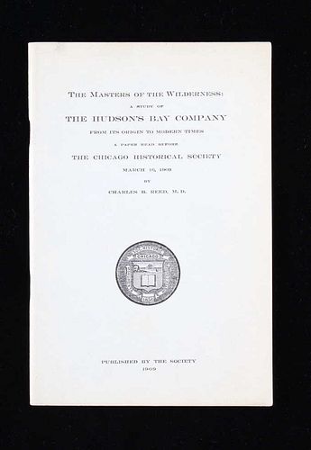 1909 Hudson Bay Co. 1st Ed. By Reed MD