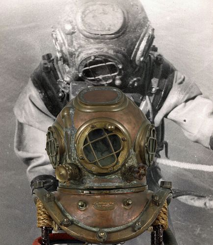 1900 A.J. Morse Diving Helmet w/ Documented History & Photos