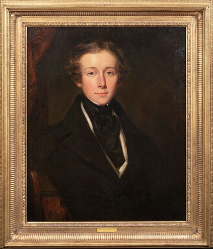 PORTRAIT OF GEORGE WELSTEAD OIL PAINTING