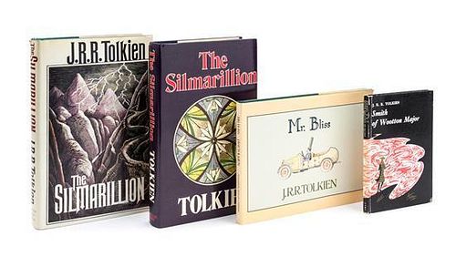 * TOLKIEN, J. R. R. 3 works (four editions): Smith of Wooton Major (1967), Mr. Bliss and The Silmarillion (2 copies)